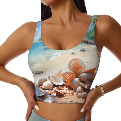 Camiseta deportiva para mujer Mexpekil transpirable antirozaduras para gimnasio