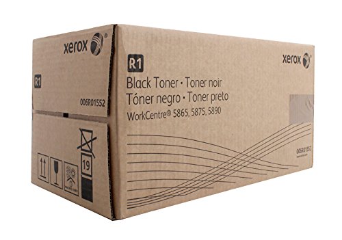Xerox 006R01552 WorkCentre 5865 5875 5890 Toner-Cartridge (Black, 2-Pack) in Retail Packaging