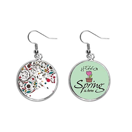 Joyas de diseño Modern Art con colgante decorativo botánico exclusivo