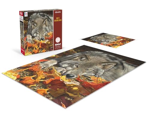 Ceaco 2415-24 Wolf'S Contemplation - 500 Piece Jigsaw Puzzle thumb #3