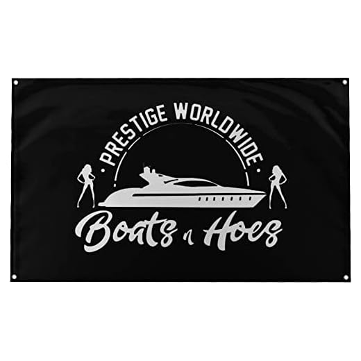 Banger - Prestige Worldwide Boats & Hoes Step Brothers Movie Flag Banner 3x5 Feet