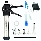 Jerky Gun Kits, Easy-Clean Jerky Maker, Jerky Shooter, 1 Pound Stainless Steel Beef Jerky Making Gun...