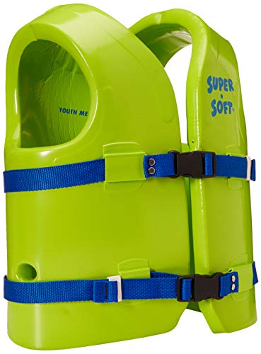 TRC Recreation LP Medium USCG Approved Child's Vinyl Vest Color: Kool Lime Green