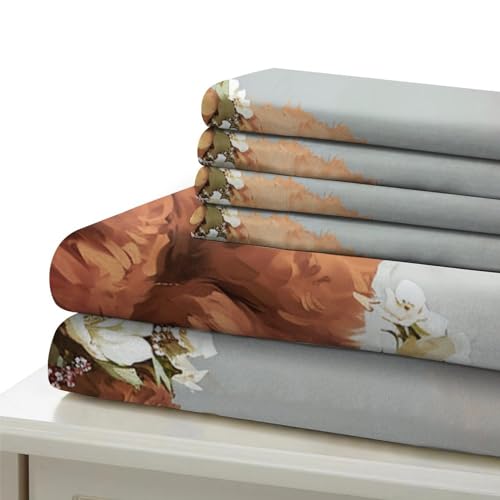 Parure de lit Alpaca 3D avec impression haute définition pour chambre double - 6