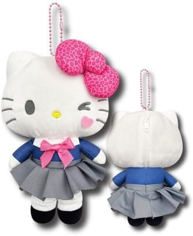 ハローキティ - ハローキティ　ビックポーチギャル　ブラウン　新品 キャラ雑貨 マスコットポーチ ギャル ハローキティ ブラウン