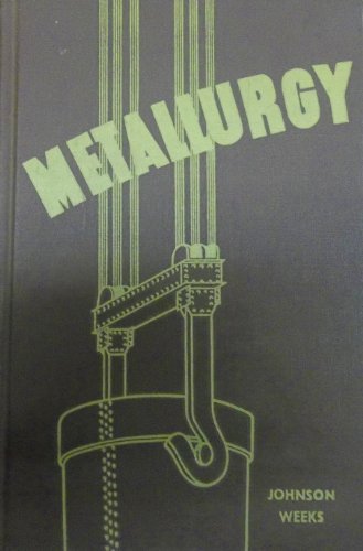 Metallurgy 0826934803 Book Cover