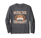 Mercer Bears Laurels Logo Officially Licensed Long Sleeve T-Shirt