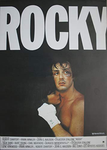 Affiche Rocky originale roulée 53x40 cm pour éviter les plis