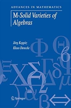 Paperback M-Solid Varieties of Algebras Book