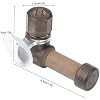 Semme Co2 Diffuser for Large Aquarium,Aquarium CO2 Diffuse Atomizer, Dioxide Dissolve System for Fish Easy Carbon Dioxide Diffuser CO2 Atomizer for Super Fish Aquarium Equipment(Brown