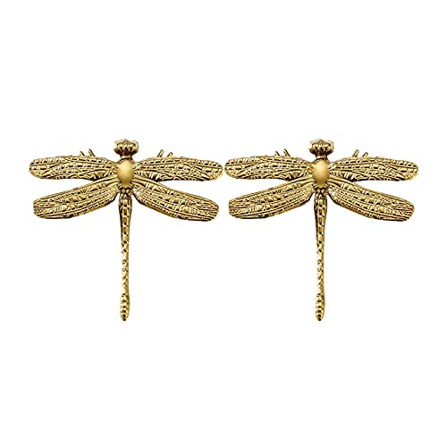 Boutons dorés libellule en laiton pour relooker une commode - 2