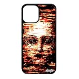 Cover iPhone 12 Mini Silicone Ritratto Artistico Viso Rosso 256 GB Impressionismo Arte Antiurto Donna Cover Pittura di Apple