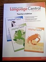 Language Central for Science, Vocabulary Activities, Teacher's Edition, 3-5 0133184501 Book Cover