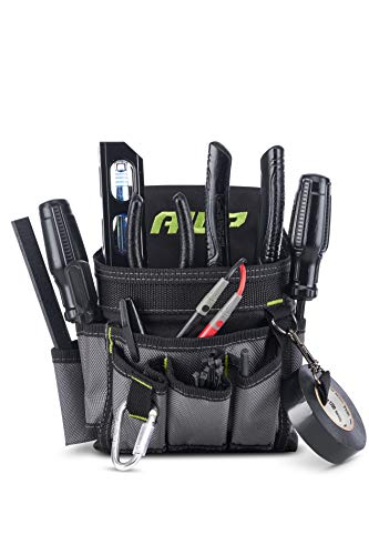 Awp Ballistic Nylon Electrician Tool Pouch | Awp Mini Electrician Tool Pouch | Black & Gray #TOP1