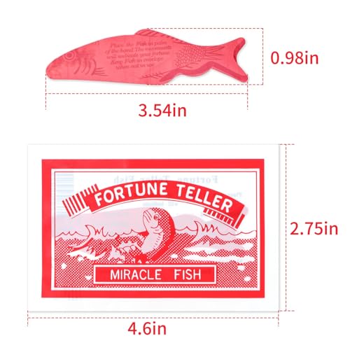 Le Tooter FORTUNE TELLER MIRACLE FISH 200 Packs Fortune Telling Fish For Kids And Adults-Magic Novelty Fortune Telling Toys thumb #2