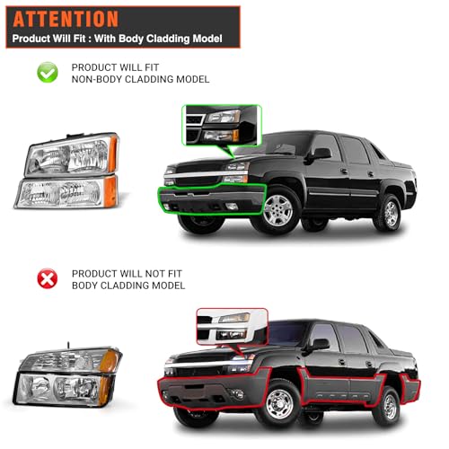 Image of for 2003-2006 Chevy Silverado /Avalanche Headlights
