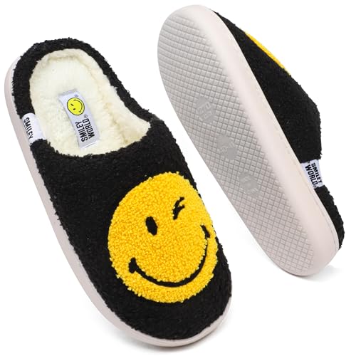 SMILEYWORLD® Chaussons Maison pour Enfants Pantoufles en Peluche d'hiver pour Fille Garcon