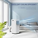 Portable Air Conditioner 9000 BTU 4-in-1 Air Conditioner, Dehumidifier, Cooling Fan with 2 Fan Speeds, Digital Display & Remote Control, and 24 Hour Timer for Rooms Up to 215ft Energy Class A Product Review Portable Air Conditioner 9000 BTU 4-in-1 Air Conditioner, Dehumidifier, Cooling Fan with 2 Fan Speeds, Digital Display & Remote Control, and 24 Hour Timer for Rooms Up to 215ft Energy Class A Product Review