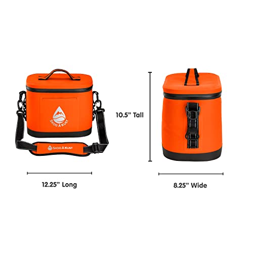 Bolsa térmica ChillSåk hermética para 6 latas pequeña nevera flexible e impermeable 4