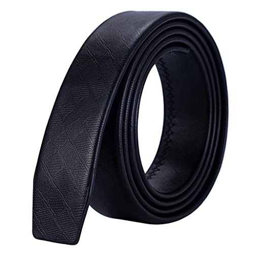 Gift Box Set Leather Belt for Men Automatic Slide Ratchet Buckle Cowhide Removable Waist Belts Gift Formal Wedding (Color : A Size : 110cm) (A 120)3