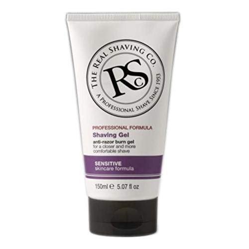 Gel de rasage peaux sensibles The Real Shaving Co. flacon confort
