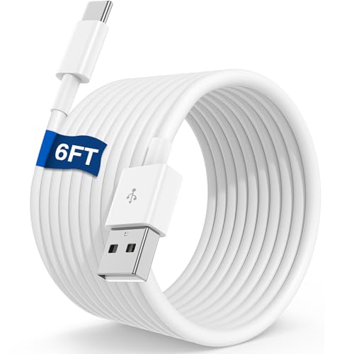 Car Carplay Cable for iPhone 17 16 Pro Max Car Charger, 6FT Long USB A to USB C Fast Charging Type C Cord for Apple iPhone 17 Air/16 Pro Max/16 Pro/15 Pro Max/15 Pro/15 Plus,iPad 12.9/11,10th Gen iPad