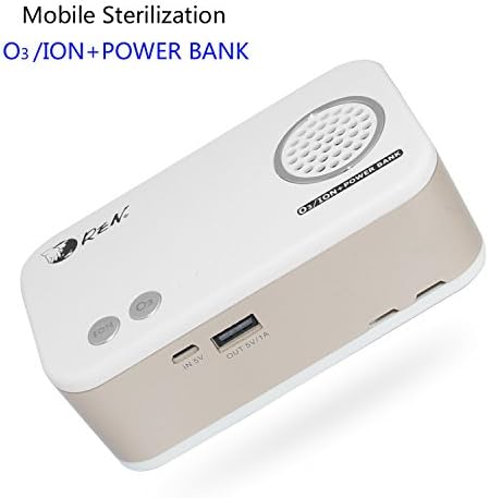 3-in-1 Mobile Power Bank & Mini Ozone Sterilization& Air Purifier Ionizer - MinGDonG EXCLUSIVE (gold)