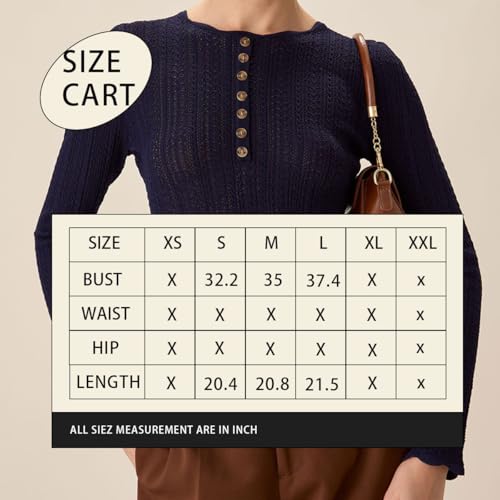 Women's Sweater Vests Stretch Knit Womens Tops Long Sleeve with Lace Collar Crewneck Blouse Autumn Winter2