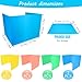 8 Pack Students Desk Divider Durable Plastic Erasable Pastel Desk Panels Privacy Folders Easy Clean Privacy Shields for Student Testing Desk Dividers Classroom Supplies