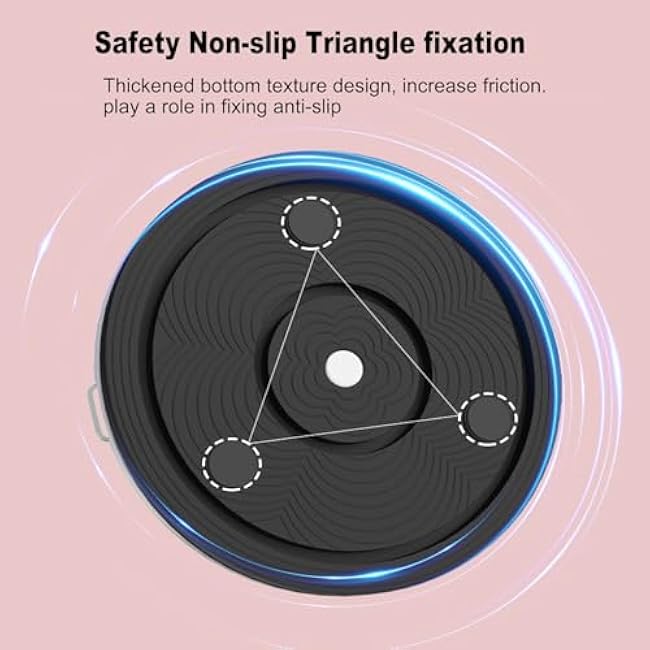 Ab Twist Waist Disc Board,Adjustable Waist Trainer Twisting Disc with Handles,Waist Slimming Balance Rotating Disc with Massage Foot Sole for Slimming Waist Arms Hips and Thighs