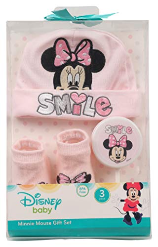 Disney Minnie Mouse 3 Piece Hat and Socks Set