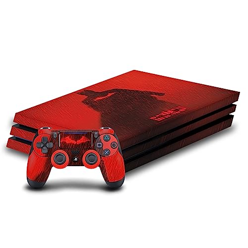 Skin PS4 Pro Batman pour protéger la console des rayures et personnaliser les manettes