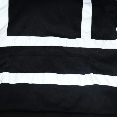 Hi Vis Hoodie for Men High Visibility Reflective Jackets Waterproof Safety Work Hoodie Sesafety Class 3 Sweatshirt3