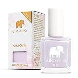 ella+mila Professional Nail Polish - Quick Dry Nail Polish - Long-Lasting & Chip Resistant Formula (Love Collection - Lilac Luster- 0.45 fl oz)