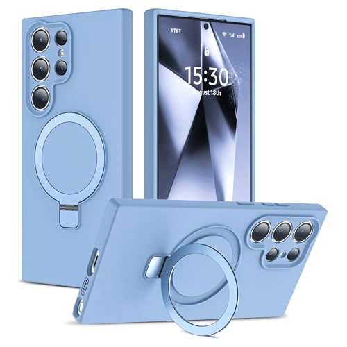 Coque silicone Samsung S24 Ultra bleu idéale pour trajets en voiture