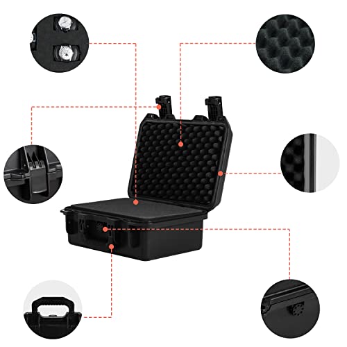 Maletín rígido impermeable para cámara 14.21x11.42x6.5 pulgadas miniatura 4
