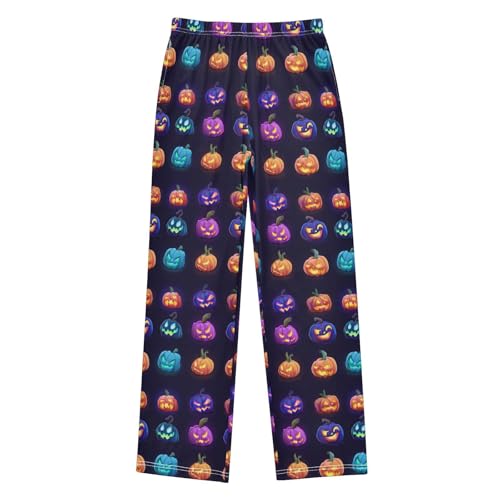 Pajama Bottoms, Halloween Pumpkins Jack-o-lantern Pajamas Pant Sleep Long Pants Lounge Wear Sleepwear Pjs