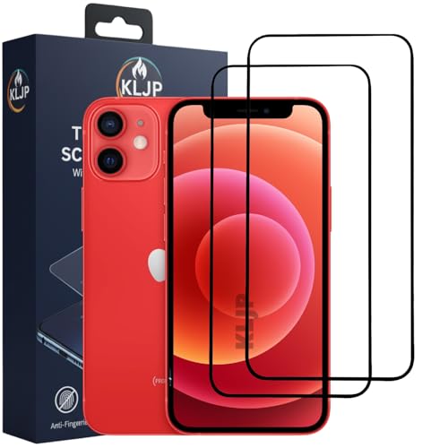 Image of Military-Grade Gorilla Tempered Glass For iPhone 12 Mini With Installation Kit | Edge to Edge Coverage | Black (Pack Of 2)
