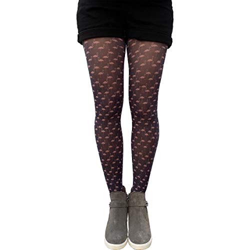 Flamingo Patterned Tights for Women