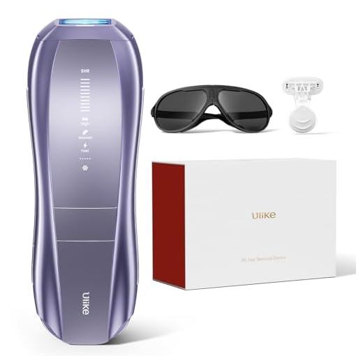Ulike Laser Hair Removal Device Air 10 Ipl Gift for Women and Men, Ice Cool and Permanent Hair Reduction for Nearly Painless, Dual Lights, Skin Sensor & USHR Mode Hair Removal in 10mins from Home