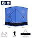 Fasyou 3-4 Person Ice Fishing Tent, Portable Ice Fishing Shelter, 300d Oxford Fabric Waterproof Foldable Insulated Includes Anchors, Ropes & Carry Bag, 70“x70”x79“