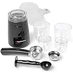 EspressoWorks 19-Bar Espresso, Cappuccino and Latte Maker 10-Piece Set - Brew Cappuccino and Latte with One Button - Espresso Machine with Milk Steamer 1250W - Coffee Gifts (Silver) - Image 2