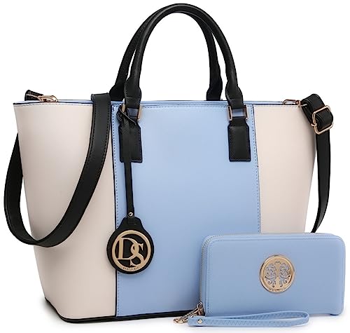 Dasein Satchel Purse Handbag for Women Large Shoulder Work Tote