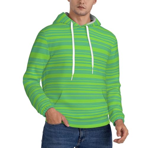 Sweat en polaire vert à capuche pour homme parfait pour les voyages