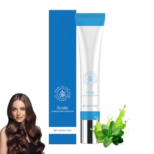 Ampolla de pelo refrescante para el cuero cabelludo, 2025 Nuevo Suero de crecimiento del cabello para el crecimiento del cabello, suero para el crecimiento del cabello, suero de ampollas, cuero