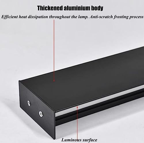 LED Indoor Staircase Lights with Body Sensor - 1m/3.28ft Aluminum Handrail Light for Villa Aisles & Corridors, Warm Light, Easy Installation, Safe Grip Bar.