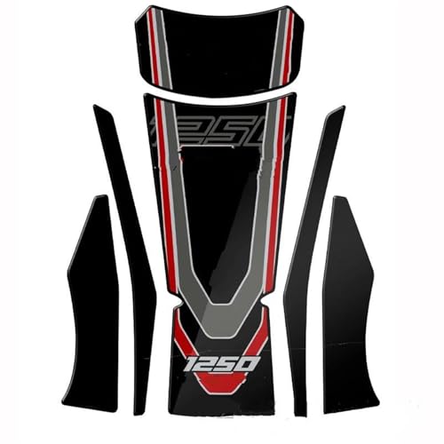Autocollants 3D R1250RS contre les rayures de réservoir moto POMPOMPUR