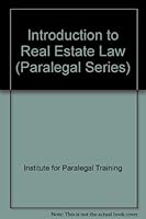 Introduction to Real Estate Law (Paralegal Series) 0829920064 Book Cover