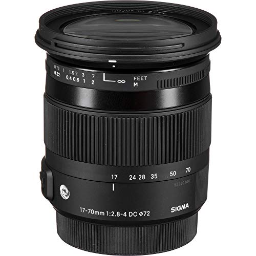 Sigma 17-70mm f/2.8-4 DC Macro OS (Optical Stabilizer) HSM Lens for Canon EOS Cameras