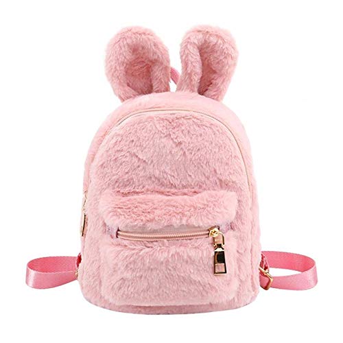 Mochilas de piel sintética con diseño de orejas de conejo de OneMoreT Cover